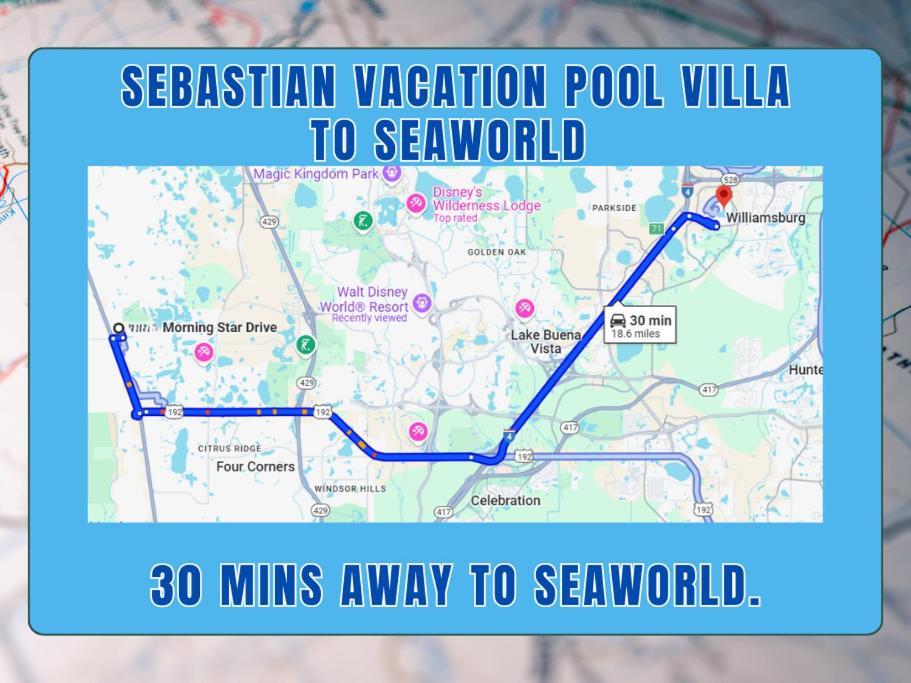 Sebastian Pool Villa W Spa Orlando Exteriér fotografie